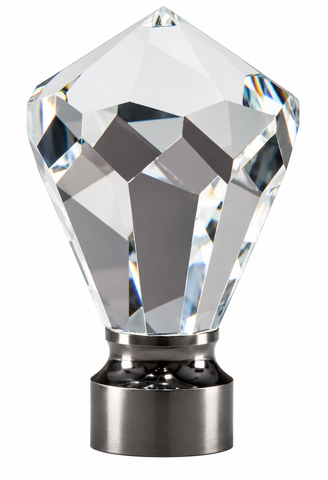 Crystal Diamond Finial