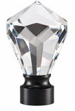 Crystal Diamond Finial