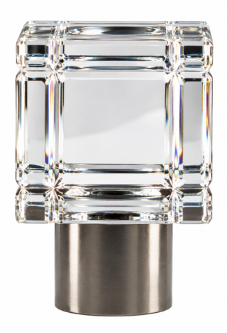 Crystal Square Finial