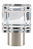 Crystal Square Finial