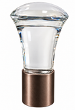 Crystal Trumpet Finial