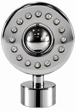 Disk with Acrylic Bling Finial