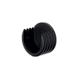A single black metal Venus socket set for window treatments.